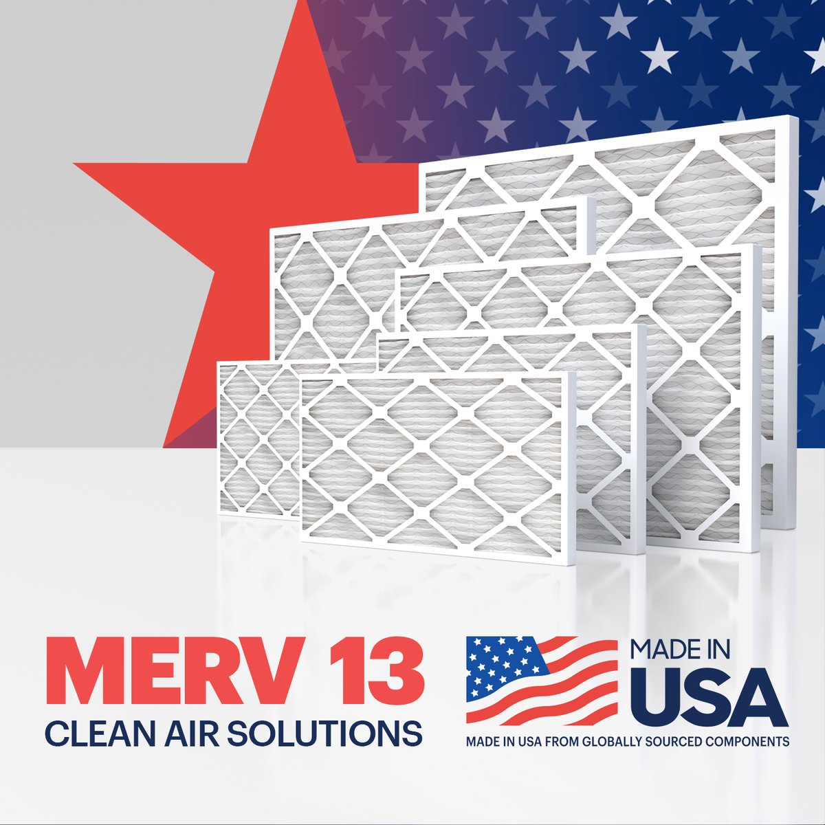 accumedofficial's tweet photo. Introducing our 𝐌𝐚𝐝𝐞 𝐢𝐧 𝐔𝐒𝐀 MERV 13 Pleated Air Filters
The BNX air filter has a MERV 13 rating allowing it to capture 95% of airborne particles without impacting airflow. 🇺🇸
#MERVE13 #MadeInUSA #airfilter #home #AirQuality #cleanair #accumed #airborne #airflow https://t.co/MpYCIfYhKI