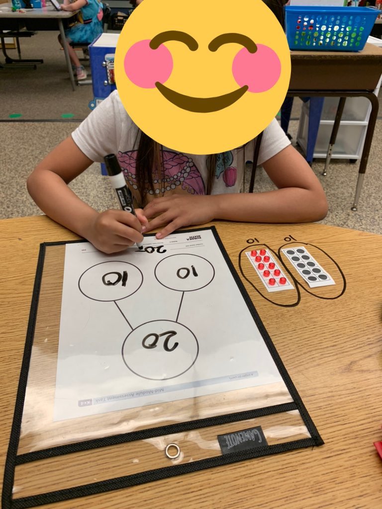 MrsHensonOPS's tweet photo. MTSS groups- I would give them a #, the represent that # on ten frames with a 10 and some extra ones, modeled how to write the problem in diff. ways, & draw! They’ve been ROCKING it. A kid said after I gave him 18 to now make 14, “I just need to take 4 away.” #Kinder #CSCardinal https://t.co/GfhK6qwsWy