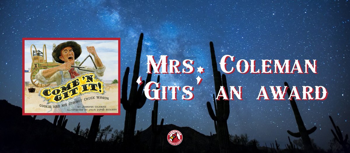 Mrs. Coleman ‘gits’ an award ow.ly/oAYQ30sjRG1