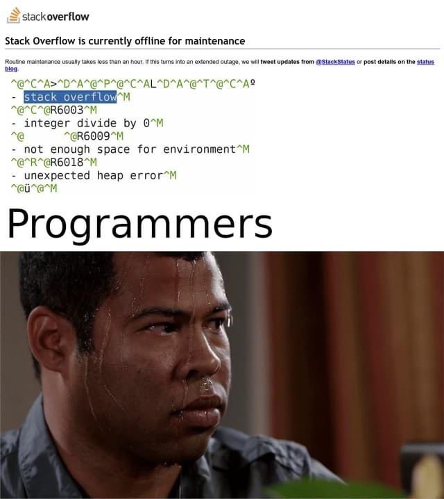 TheChandraSB's tweet image. Sometimes we like to give your Ctrl, C, and V keys a little break. #stackoverflowmemes #mememay
