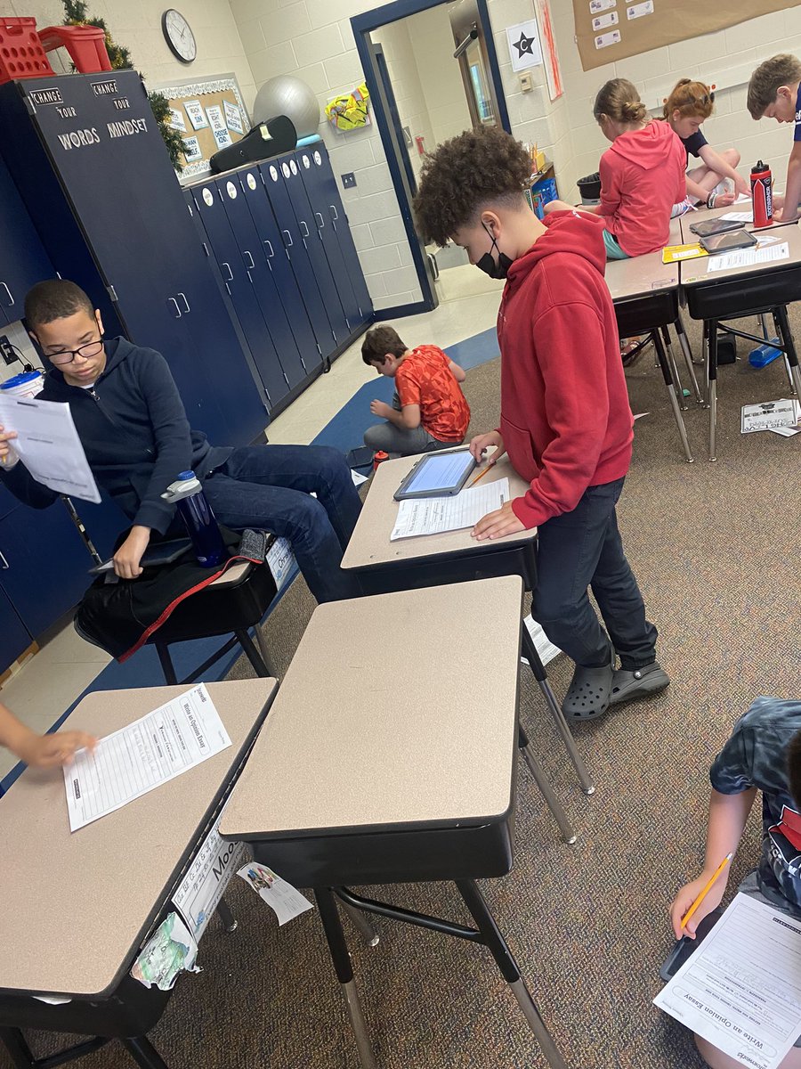 MrsReinhard5th's tweet photo. The chairs went on strike today! How will we convince them that we need them? https://t.co/wZBjY01yoS