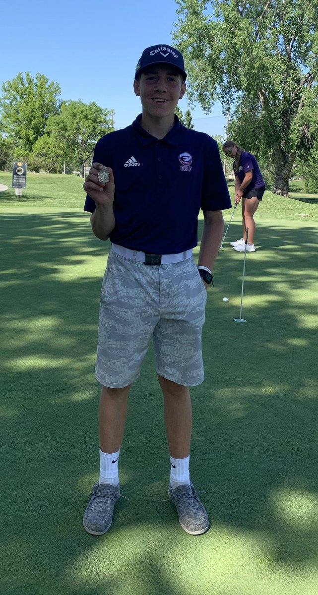It is official, Ty Deterding tied for 9th at regionals and is on his way to the state tournament at Sand Creek Station! ⛳️👏🏽😎
