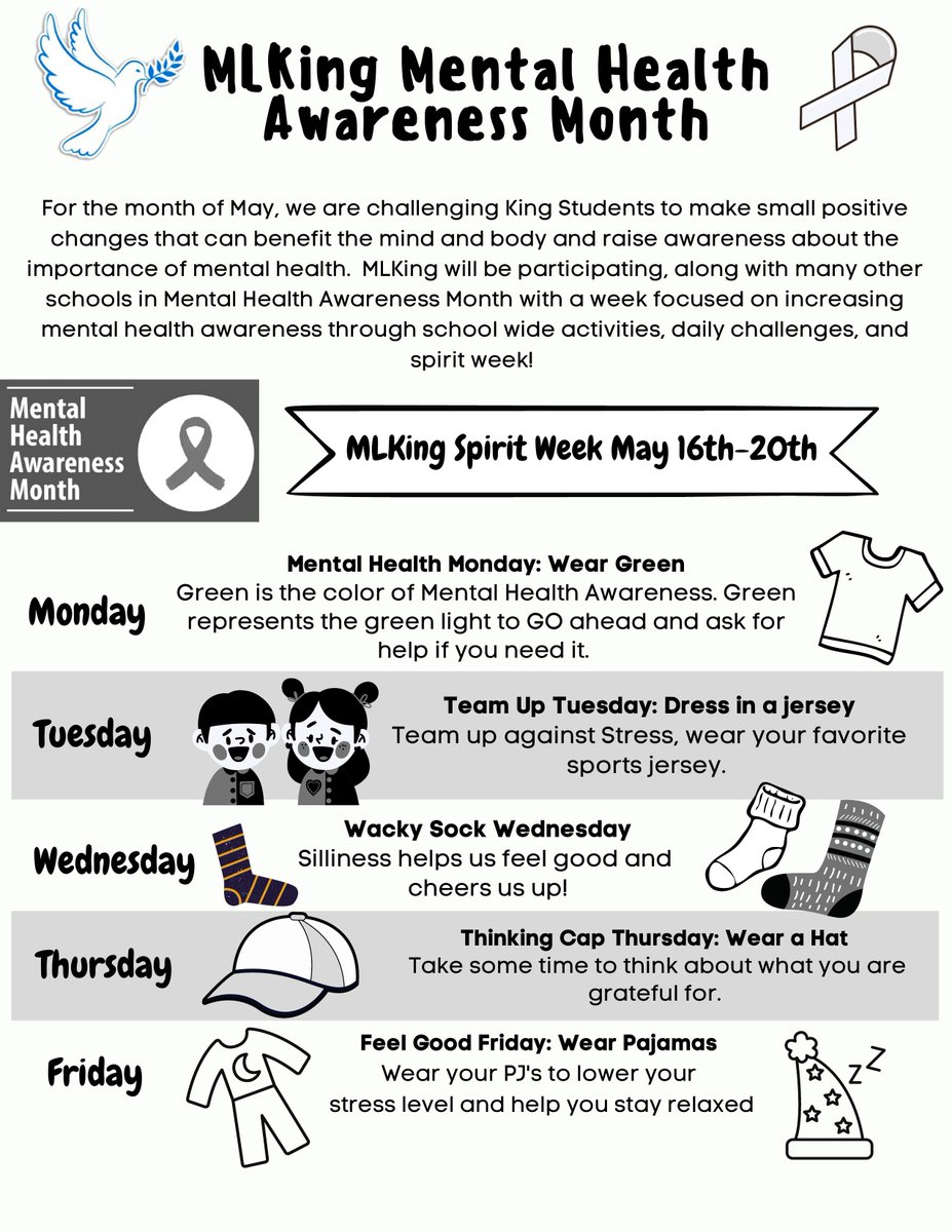 MLKJrLAUSD's tweet photo. We support the mind &amp; body of all SS @LASchools through Mental Health Awareness Month! ¡Apoyamos la mente y el cuerpo de todos los estudiantes a través del Mes de Concientización sobre la Salud Mental!
@SHHSLausd @rafaellbaldera1 @PbisRp
#LDCChampionMentality #IBelieveInLAUSD https://t.co/JR142jH6na