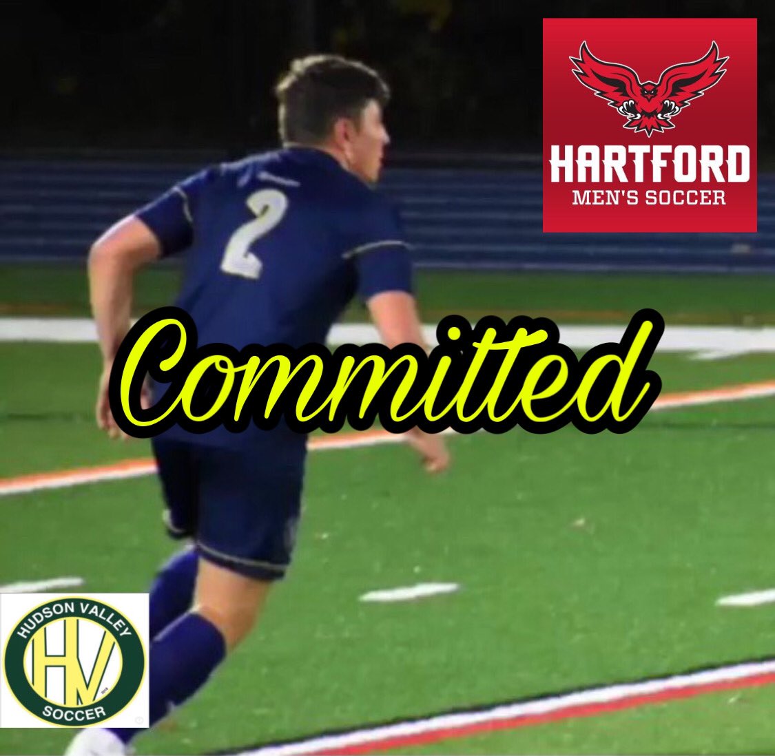 HVShowcaseCamp's tweet photo. 🚨 COMMITMENT 🚨 
CJ Lazzara of Roxbury NJ will play his college soccer for @HartfordMSOC 
#HViDCamp #NextLevelPlayer https://t.co/ZjbdeBAHix