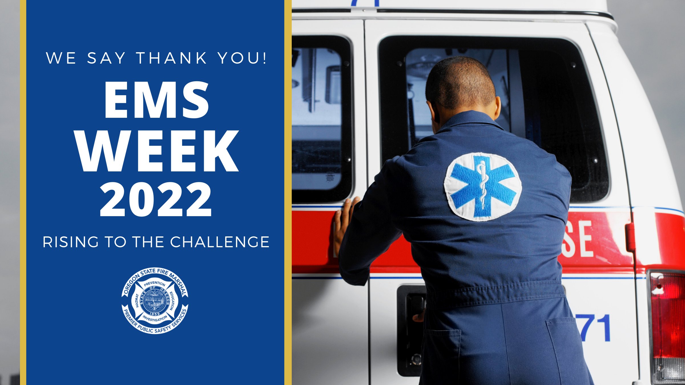 Oregon OSFM on Twitter "This week we honor and celebrate our Emergency