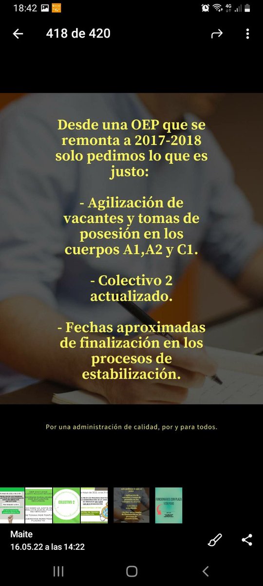 MacarenaValloRu's tweet photo. Pedimos lo que nos pertenece, ni más ni menos... nadie nos ha regalado nada, queremos los frutos de nuestro esfuerzo que nos ha costado, en muchos casos, hasta la salud. @IAAPJunta @JuanMa_Moreno @anamariavielba @nataliamar2030  #Colectivo2YA #opositoresenparo https://t.co/B9ZDCSfpuC