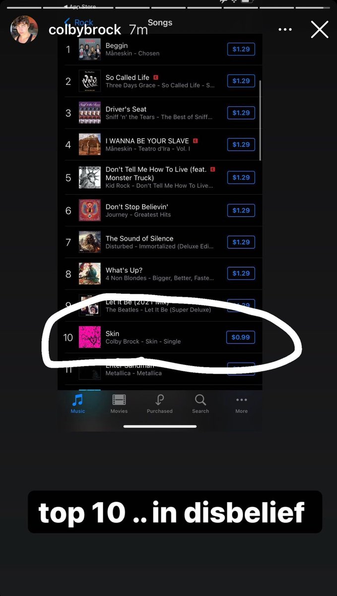 17mustangJazzy's tweet photo. Random thought:

Since #Skin merch is OUT now …❤️‍🔥♨️

Should we stream Skin again into the charts🔝
#StreamSkin 
I mean.. It got to TOP 10 BABY ‼️‼️
(credit to @lunarcolby for the first photo) https://t.co/K1Z2plvXL0