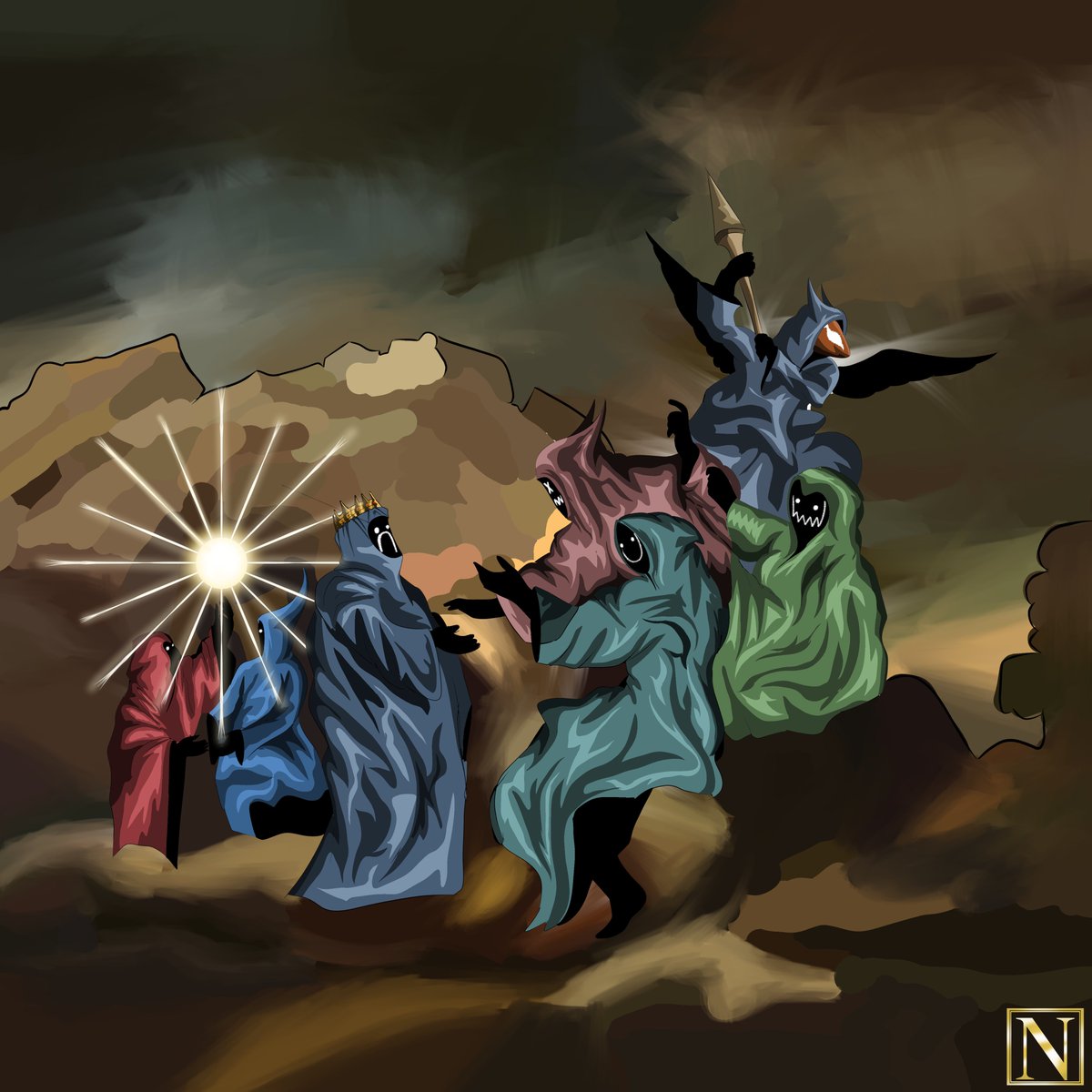 obscureCNFT's tweet photo. Want to be part of the select group of sacred relics and secure one of our limited NFTs? 💎

Well, we are doing a #Giveaways  for 5 WL spots

To join:
-❤️ &amp; RT
-Tag 3 Friends you want to share the art with
-Join discord: https://t.co/TCvuW9jArx

#CNFTs #CNFTGiveaway https://t.co/kV0rLZpStt