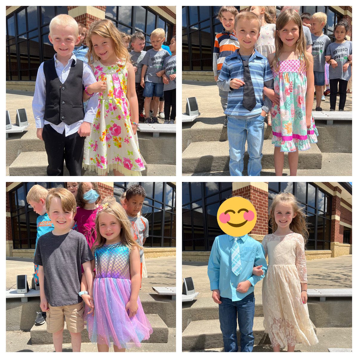 hartmankinder's tweet photo. What a beautiful day for a wedding! Q&amp;U were happily married to remind us that U follows Q when writing our words. Cupcakes and dancing followed the ceremony! We had so much fun! #rprhinos https://t.co/U8zumoB1Jn