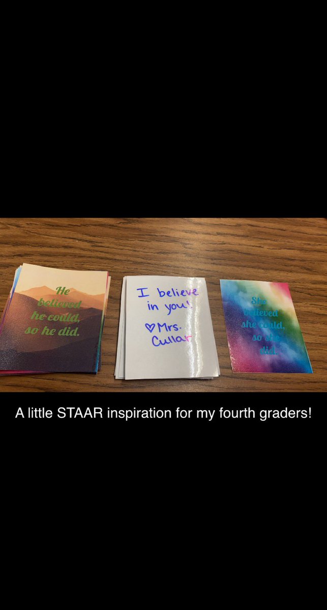 Mrs_Cullar's tweet photo. I have all the faith in the world that my fourth graders will rock their reading STAAR tomorrow!!! #beepbeep #lookoutSTAAR #bealight @haynes_nwa @WFISDschools https://t.co/wtfT7OuGf2