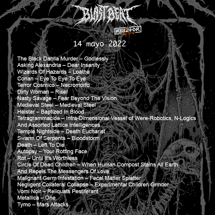 BBeat105's tweet photo. Ya está en plataformas (@Spotify, @ApplePodcasts e @ivoox, el programa #129 de @BBeat105!!!
@bdmmetal, @AAofficial, #WizardsOfHazards, #Conan, @TerrorCosmico, @dirtywomanmx
@ZepedaBros, #CarpaVelódromo
#StayBlast
#BlastBeat105 https://t.co/OIqkAMfdwJ