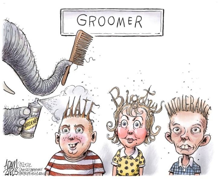 EandPCartoons's tweet photo. Adam Zyglis @adamzyglis #RepublicanGrooming https://t.co/qMUv25rHjF