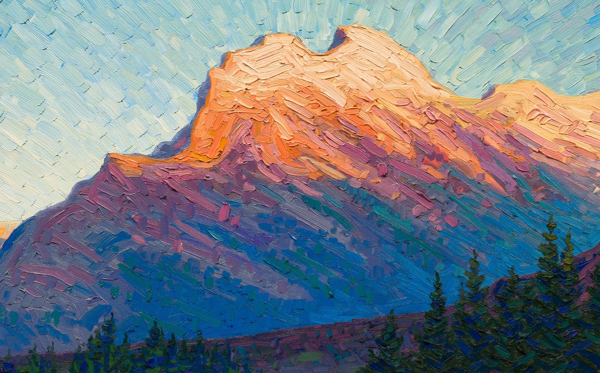 joereimerart's tweet photo. “Golden Light at Vermillion Lakes”
30”x48”
Oil on canvas 
Original and prints available at https://t.co/zwk35ctDjJ

#art #painting #landscape #canada #canvas #oil #impressionism #vangogh #monet #groupofseven #yeg #edmonton #sunset #sunrise #banff #vermillionlakes #mountrundle https://t.co/kQhjk3Ed7c