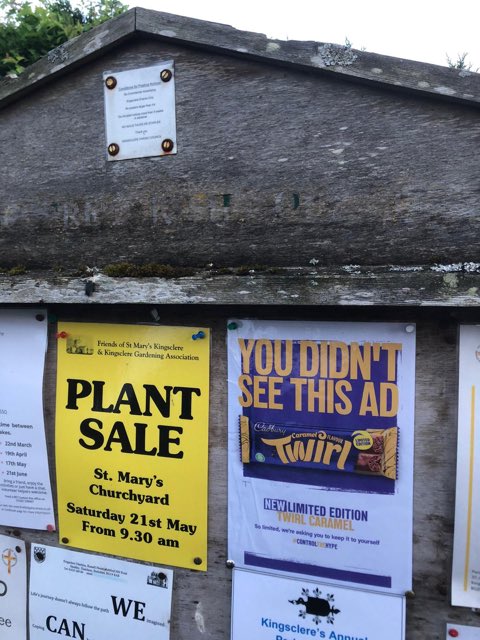 dougfoxlondon's tweet photo. This is amazing! Not the plant sale... the #twirlcaramel Don't worry @cadburyuk your secret is safe. Count on me to #controlthehype https://t.co/j4HPojCtnv