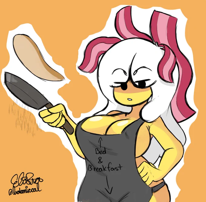 Here's all my old breakfast princess drawings for all the new fans 