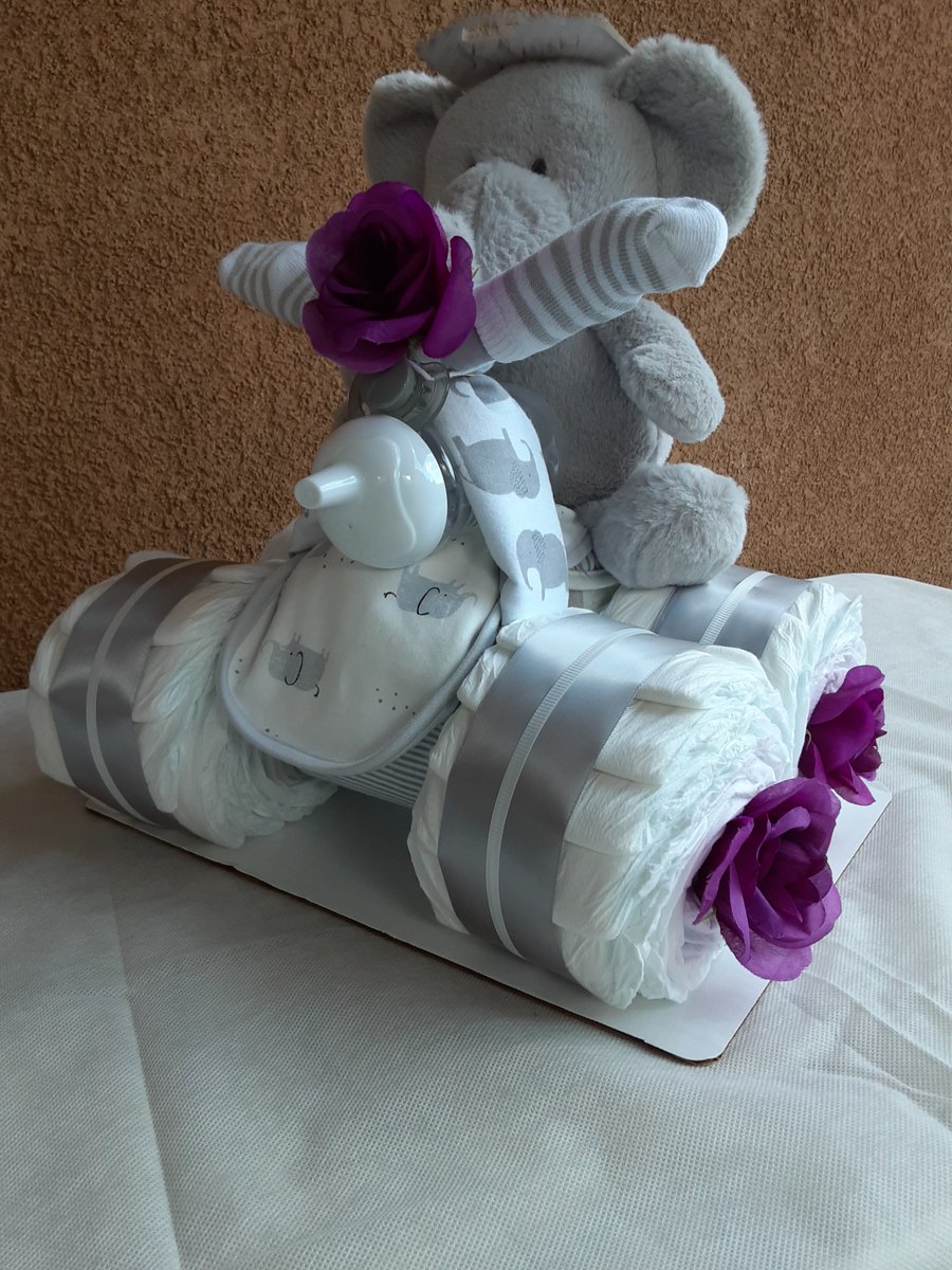 DBDaphani's tweet photo. #ElephantTheme #BabyShowerGift #DiaperQuadBike #BabyShower #Diaper4Wheeler https://t.co/UAW9diqW9J
