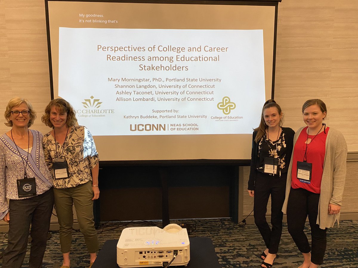 We asked #educators for input about important #CollegeandCareerReadiness skills as part of our assessment design. Presented findings w/ @Amstar7th @ATaconet @sn_langdon @DCDT_CEC @UConnNeag #DCDT22