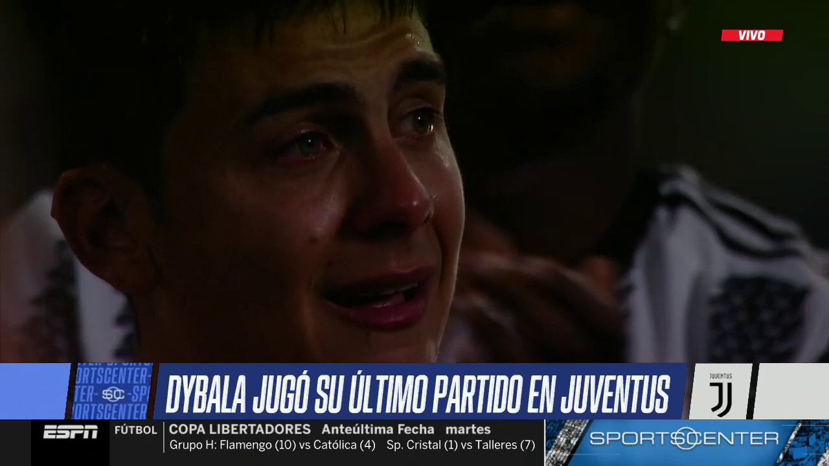 ¡GRAZIE, PAULO! La Joya y las lágrimas a flor de piel tras ponerle fin a una paso inolvidable por Juventus. #SerieAxESPN