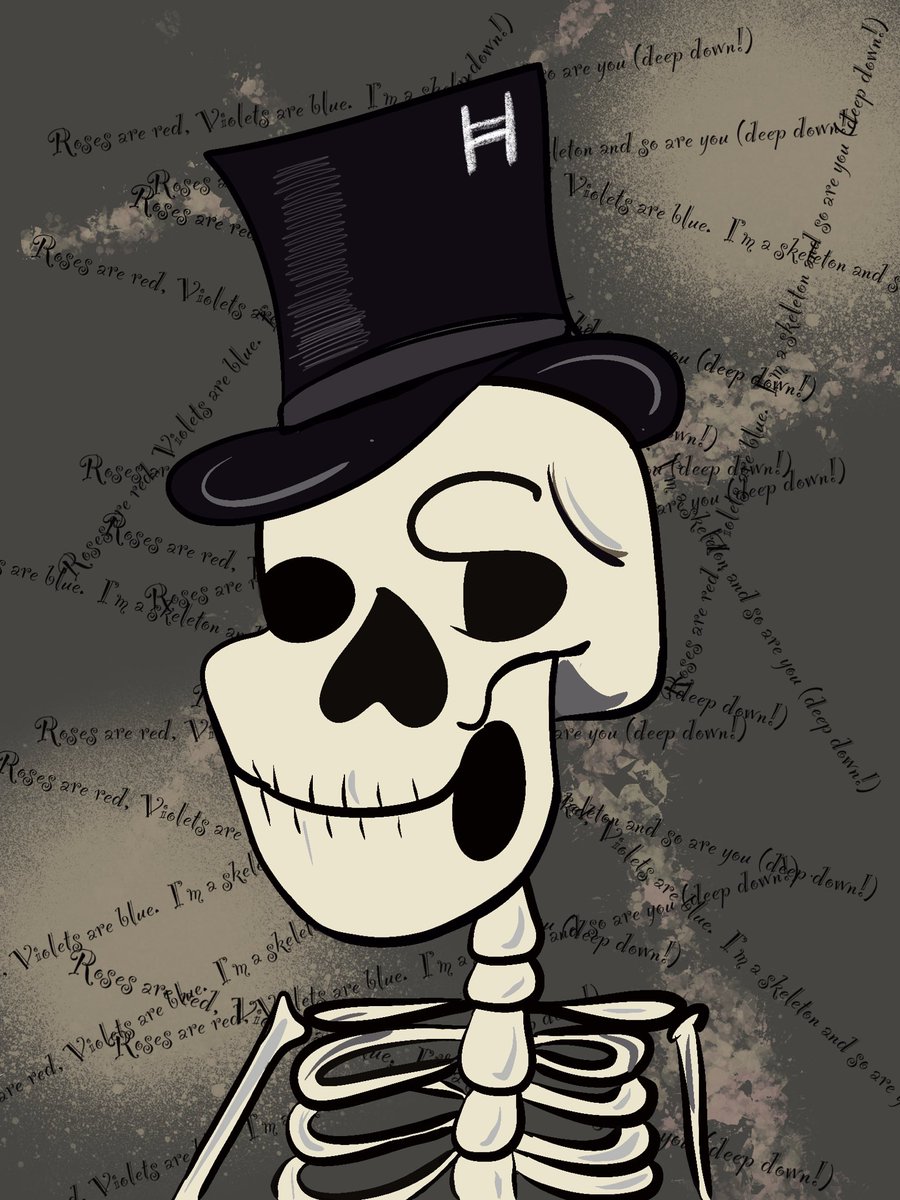 #HBAR #NFTCommunity It's day 1 of the 10 Day Art Share Challenge nominated by the amazing 
<a href="/c0smicimmigrant/">Tħe Cosmic Immigrants</a> ❤️🔥

Meet the skeleton pimp💀
By: <a href="/HashPimps/">Hashpimps</a> very own Tina R ❤️

I nominate <a href="/TheHBots/">HBots</a> to share 10 works &amp; nominate a new artist each day!

#HBARNFT #HederaNFT #XRP