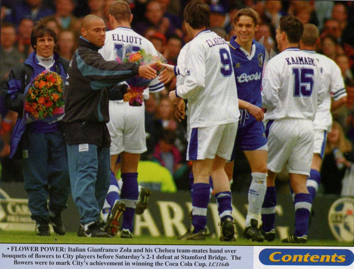 LCFCprogs's tweet photo. #RandomLCFC ๐ฆ
April 1997: It's more Interflora than Inter Milan at the Bridge...๐
#LCFC #CheLei @MattElliott01 @SteveClaridge @pkaamark https://t.co/0bVWh9b4Yw