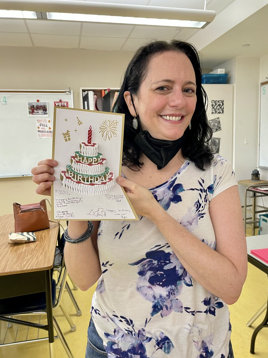 chopra_reena's tweet photo. The #nerdhall celebrates @BurnsideMath everyday but even more so on her birthday!ππππ https://t.co/G7b1NsMcoP