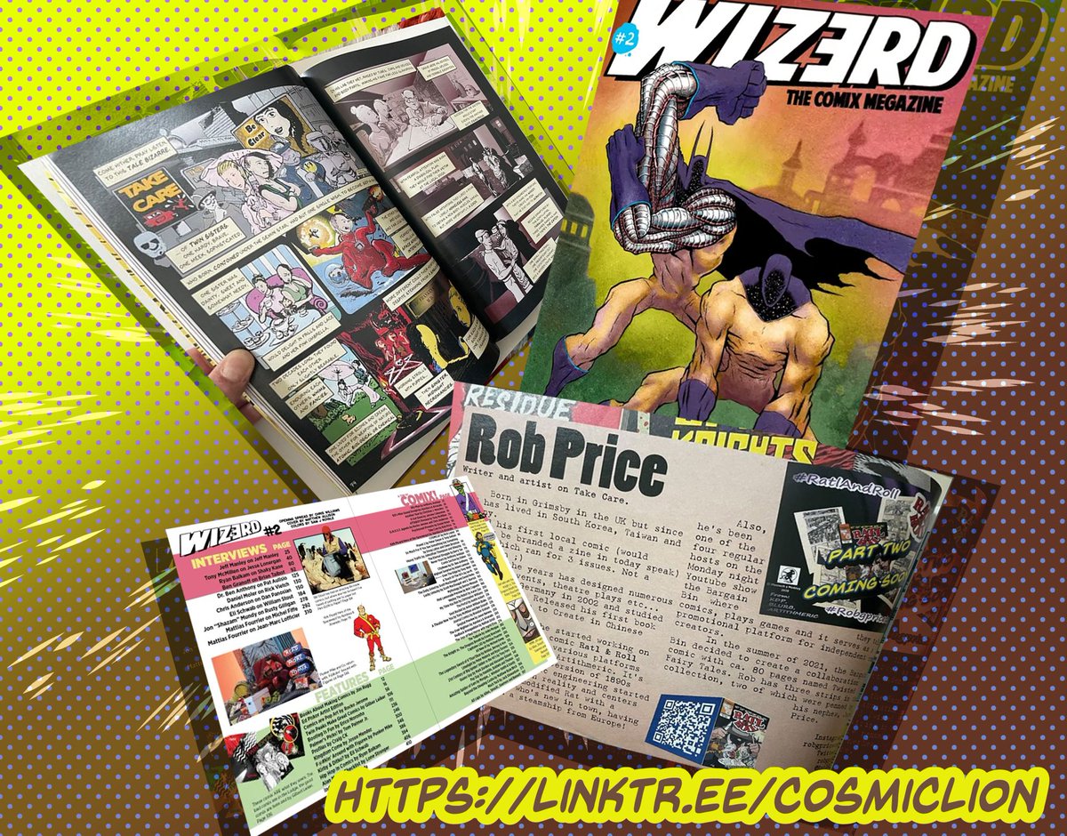 robgprice's tweet photo. Stop the press!!!
Forget everything I just said!!!
Well, not everything!
The book has 420 pages - not 240!
Yep, you read that right!!!
@cosmiclion #wizerd #indiecomics
https://t.co/p7XPR0WtYC https://t.co/yi5T2NoDEz https://t.co/CVKoLULR7Z
