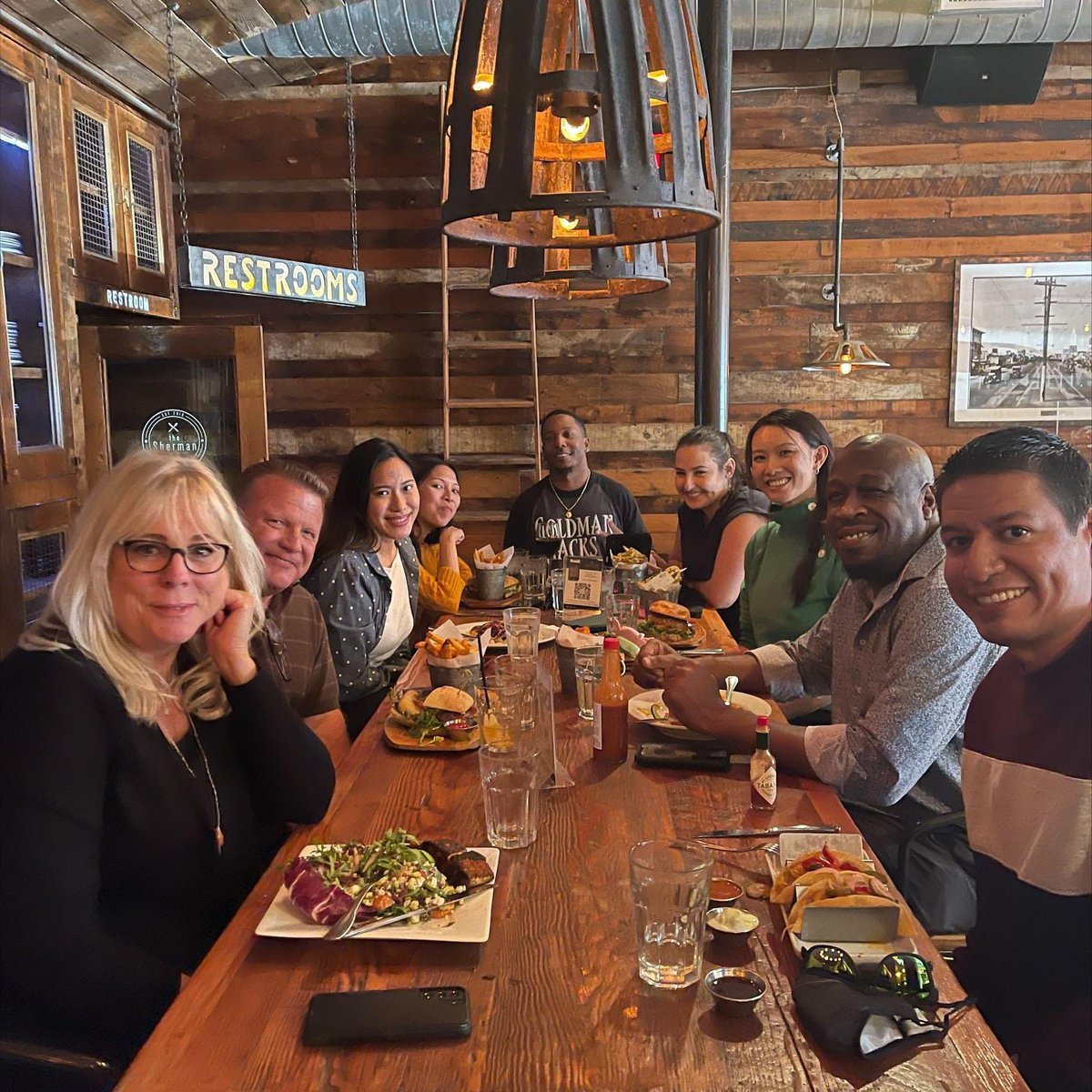 ImmortalMedia's tweet photo. Lunch with part of our leadership team, thanks to our founder @GoldmanStacks! https://t.co/tpJmSOabjp
