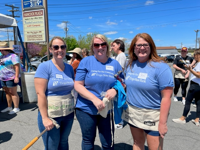 TiogaBank's tweet photo. TSB staff recently volunteered at the Habitat for Humanity Women Build event in Ithaca.Β These ladies were hard at work with various projects for two upcoming Habitat homes. Thanks #TeamTSB https://t.co/yWXSUJwUSZ