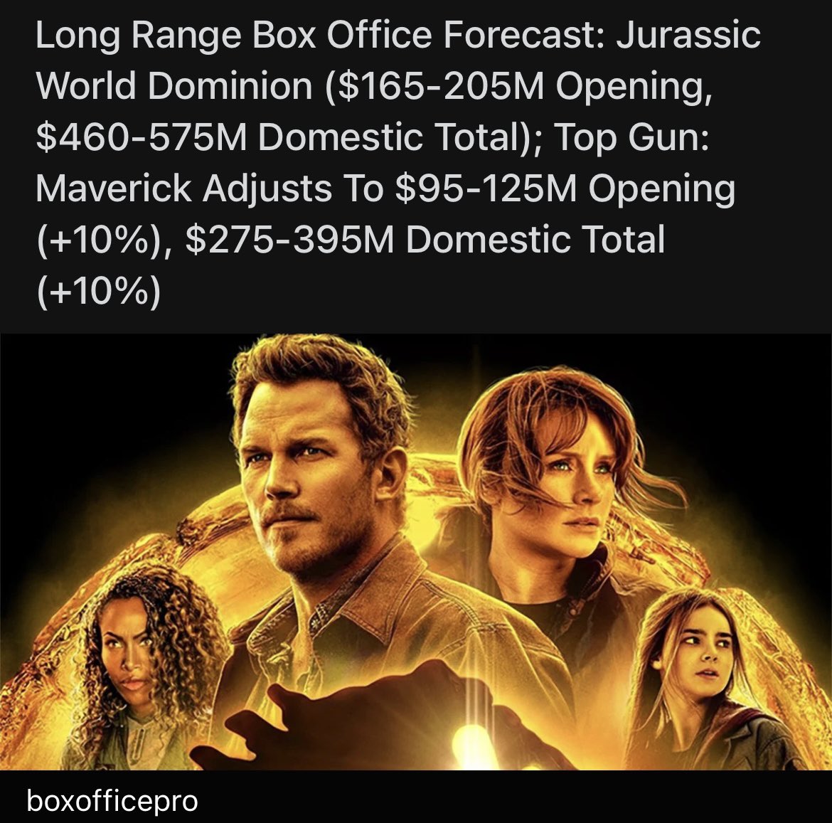 Box office predictions have increased by 10% for Top Gun! It’s going to be a HUGE summer blockbuster. Hold My Hand is without a doubt going to skyrocket in the next couple weeks.