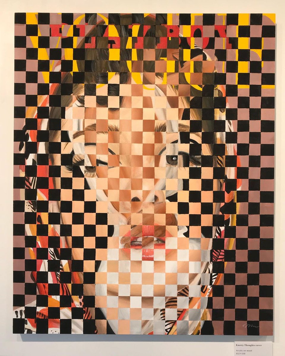 Hidden Perspectives, Acrylic on wood. 
#modernart #contemporary #moet