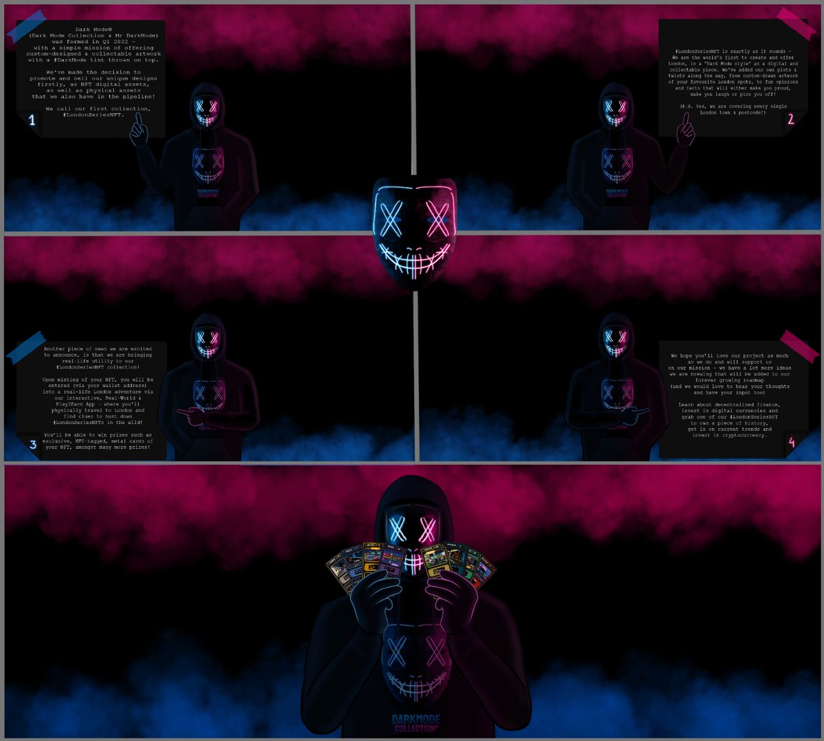 darkmodeproject's tweet photo. Check out the #DarkModeCollection story
#LondonSeriesNFT #BreadnHoney #NFTCommunity #PlayToEarn https://t.co/eJLVQrMkAd