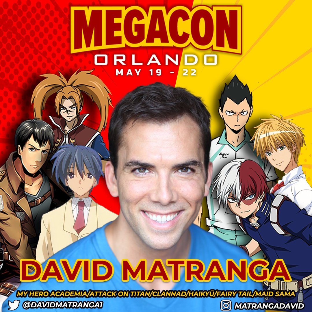 DavidMatranga1's tweet photo. All 4 days! @MegaConOrlando THIS week. Thurs-Sun May 19-22nd Come say hello! Hope to see you there. 
#myheroacadamia #mha #todoroki #shoto #deku #jojosbizarreadventure #jojos #johngalliA #lupinthe3rd #elliottbuckingham #attackontitan #aot #bertolthoover #roarofawakening #onepiece https://t.co/7R8F6uw4hr