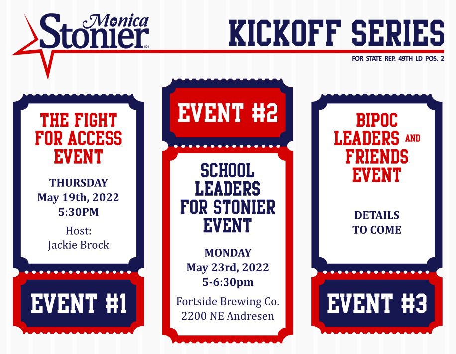 Kicking the campaign off with a series of smaller events! DM for the registration link!