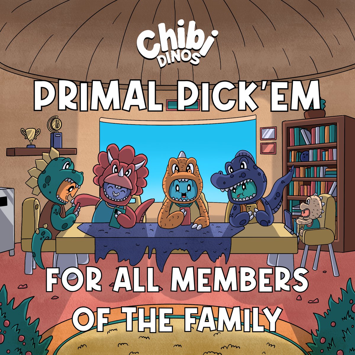 Chibi Dinos tweet media