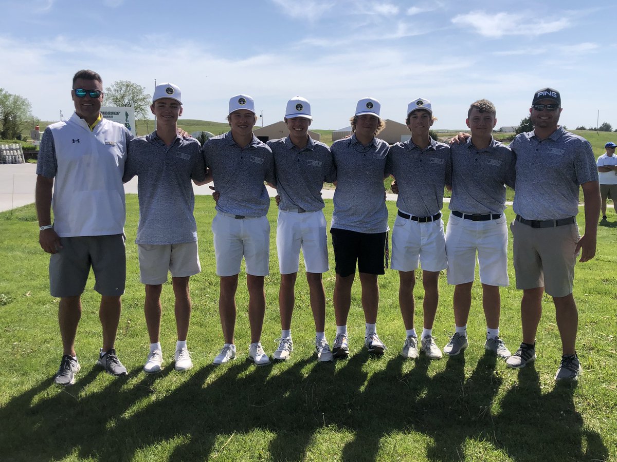 A-3 District complete.. NP shoots 366 for 5th.  Wind kicked up today &amp; course gave us some issues.  Kids competed tough like they have all year…Tons of valuable golf lessons &amp; experiences this season.
Big things ahead for this young squad! 
#GRIT