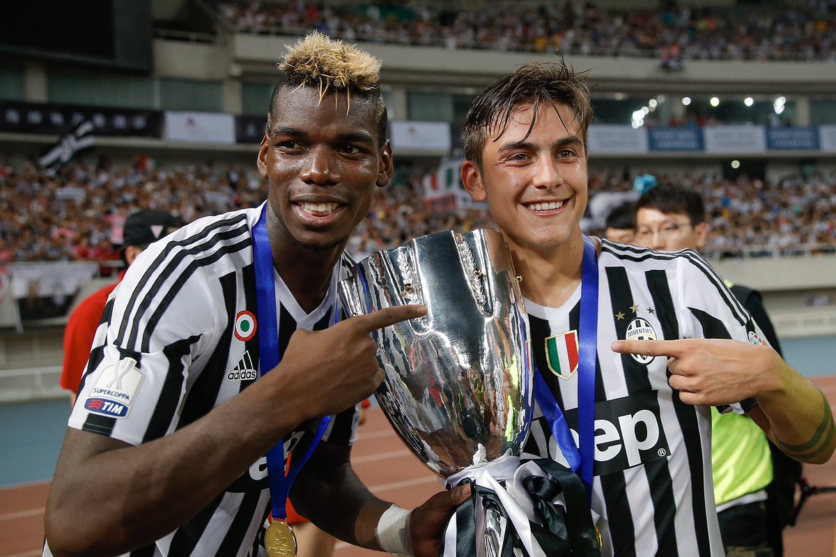 paulpogba's tweet photo. Hermano, you're a top player and a top man! It's great to have you as a friend and to have shared moments with you at @JuventusFC. Hope to see you soon! @PauDybala_JR https://t.co/blcWohqPm1