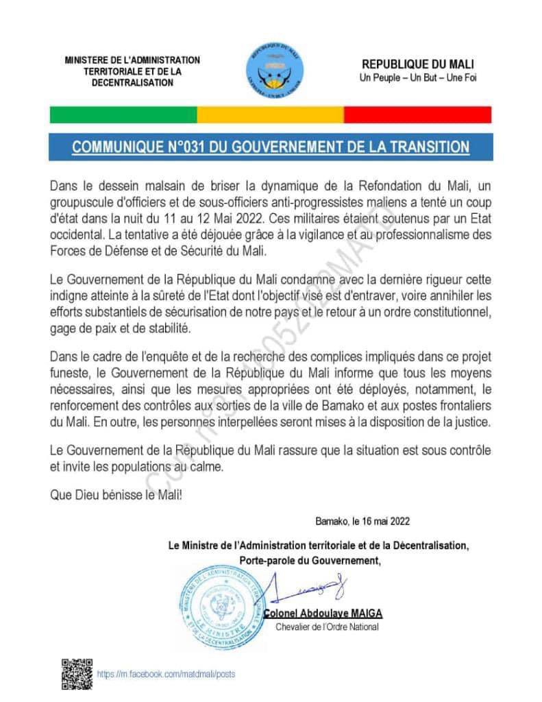 coumbatitude's tweet photo. Pourquoi ne suis-je pas étonnée...
Les forces du mal sont à l'œuvre pour faire échouer la transition malienne, mais dieu veille 🙏
Force et courage aux autorités @GoitaAssimi @ChoguelKMaiga
#HandsOffMali
#StandWithMali
#NoMoreColonialism https://t.co/H1U1EGiWcg