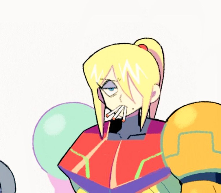 feelingdreadful's tweet photo. "Sorry, was out fighting Ridley. Again. For like the 6th time this week. But I am back. Wooo."

Samus is back baby! https://t.co/ld6FmG7kME