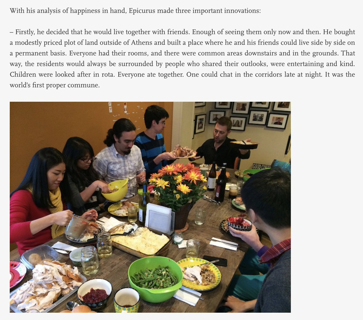 levelsio's tweet image. This generation's life goals are very similar to those of Epicurus in 341 BC theschooloflife.com/article/the-gr…