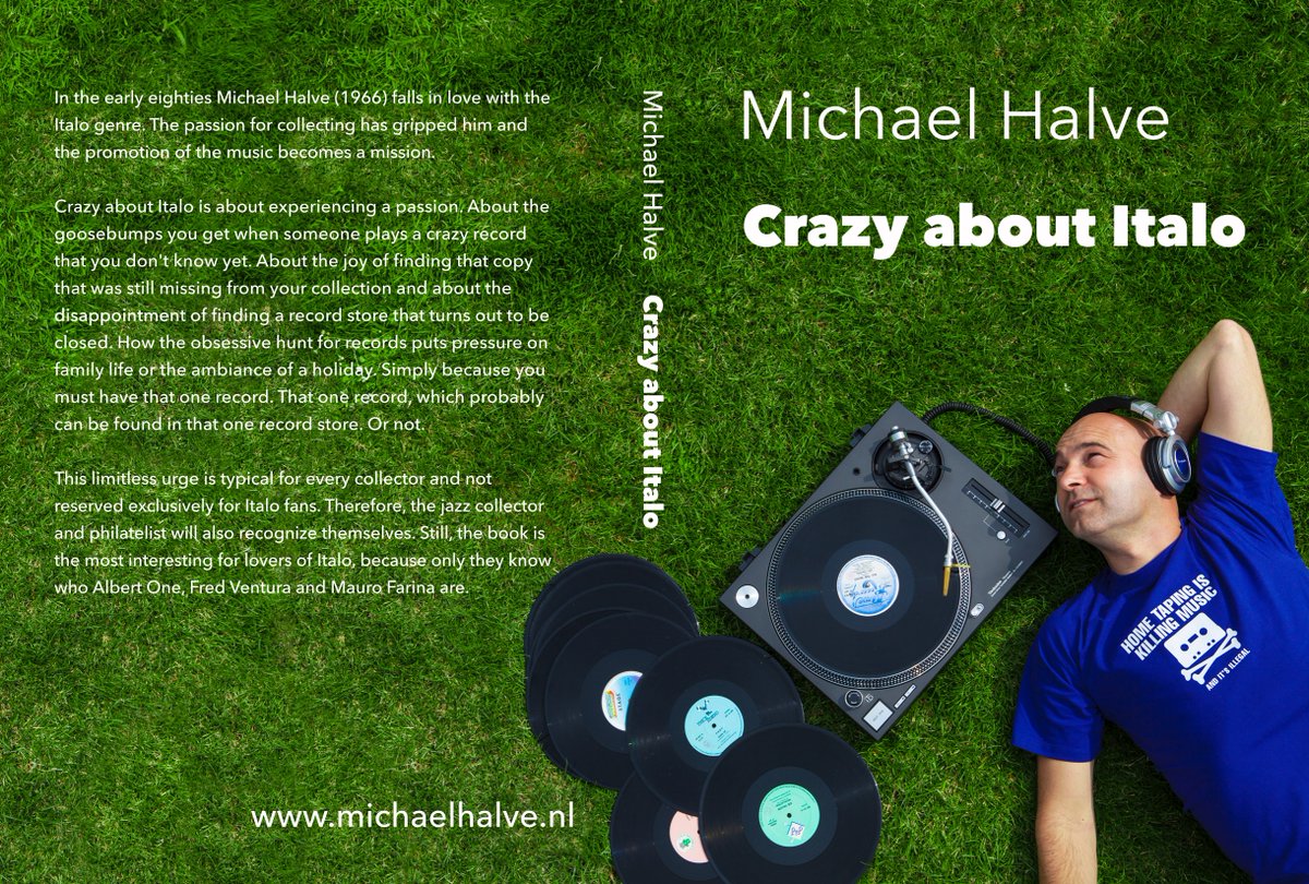 Italoweetje's tweet photo. Another step closer! The proof for the English version of my Italo book has been approved. Soon the books will be delivered to me and the sale can start. This is the cover. #italo #italodisco #crazyaboutitalo #mezza https://t.co/sH2MCBubLe