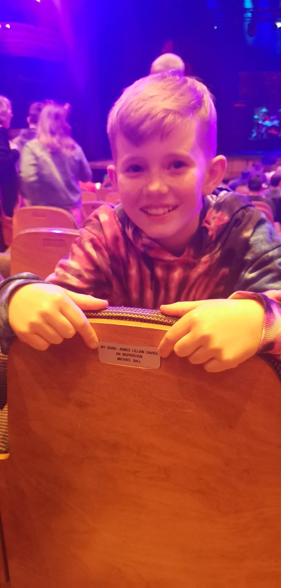 tswain61's tweet photo. @mrmichaelball someone was so pleased to be sat here after watching your concert on TV at the millennium centre https://t.co/sn3c5oOQ0k