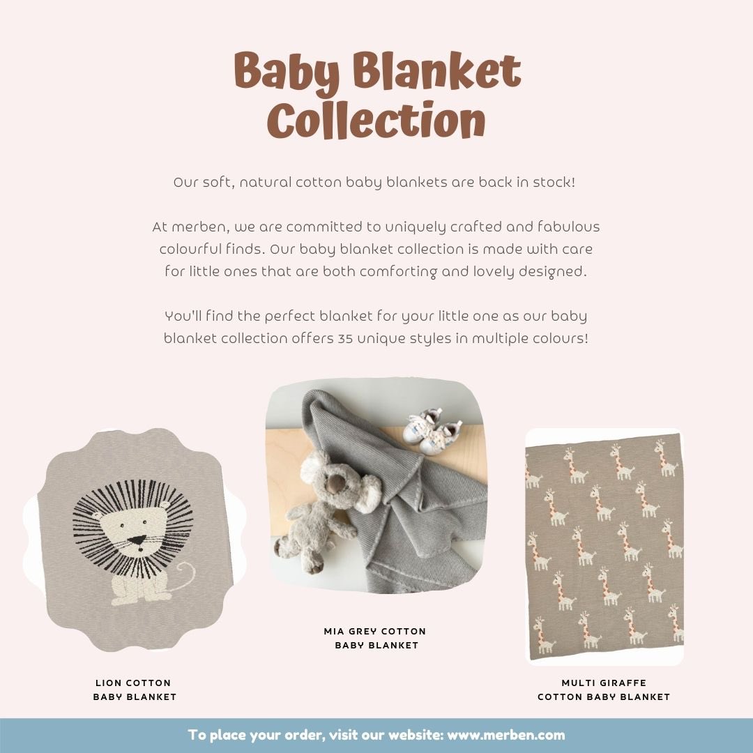 MerbenInt's tweet image. Restock alert 🚨 merben.com/kids_blankets.… 👶🏼