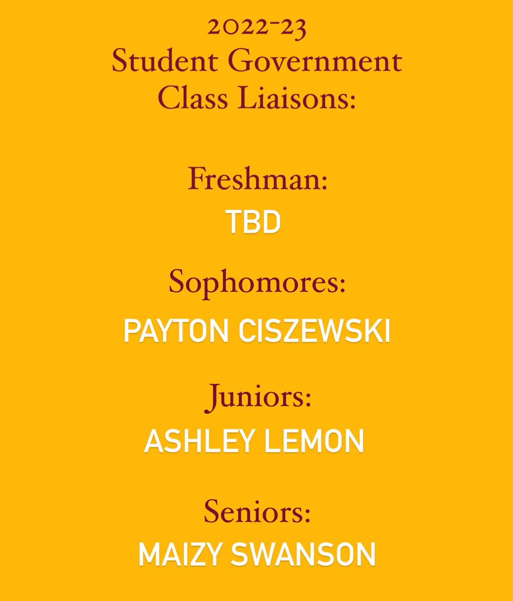 CHS Student Gov. tweet media