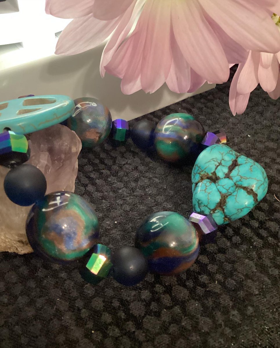 ImagineThis704's tweet photo. #Turquoise #SeaWillow Set #PrettyPeacePairings #focal-beads and #peacerocks 🌞🧘🏾☮️ 
https://t.co/cgQM1VwdNN https://t.co/uTIgnw0zOU