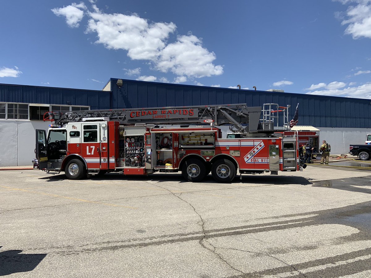 JDHartMD0818's tweet photo. EMS Week kicked off in full force with an industrial fire while I was riding with @Cedar_Rapids_FD, and saw all facets of EMS in action, including private agency support from the @SalvationArmyUS.  Thank you to all involved in EMS!  #EMS #untilthejobisdone https://t.co/ELh6yYHEif