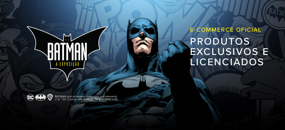 BatmanExpo's tweet photo. Semana de lançamento de Batman - A Exposição. E o nosso E-commerce já está a todo vapor. 

Acesse https://t.co/zRStX7JHhO 

#Batmanexpo #batman #lojaoficial #produtosexclusivos #DCcomic https://t.co/v5po2M5iWX