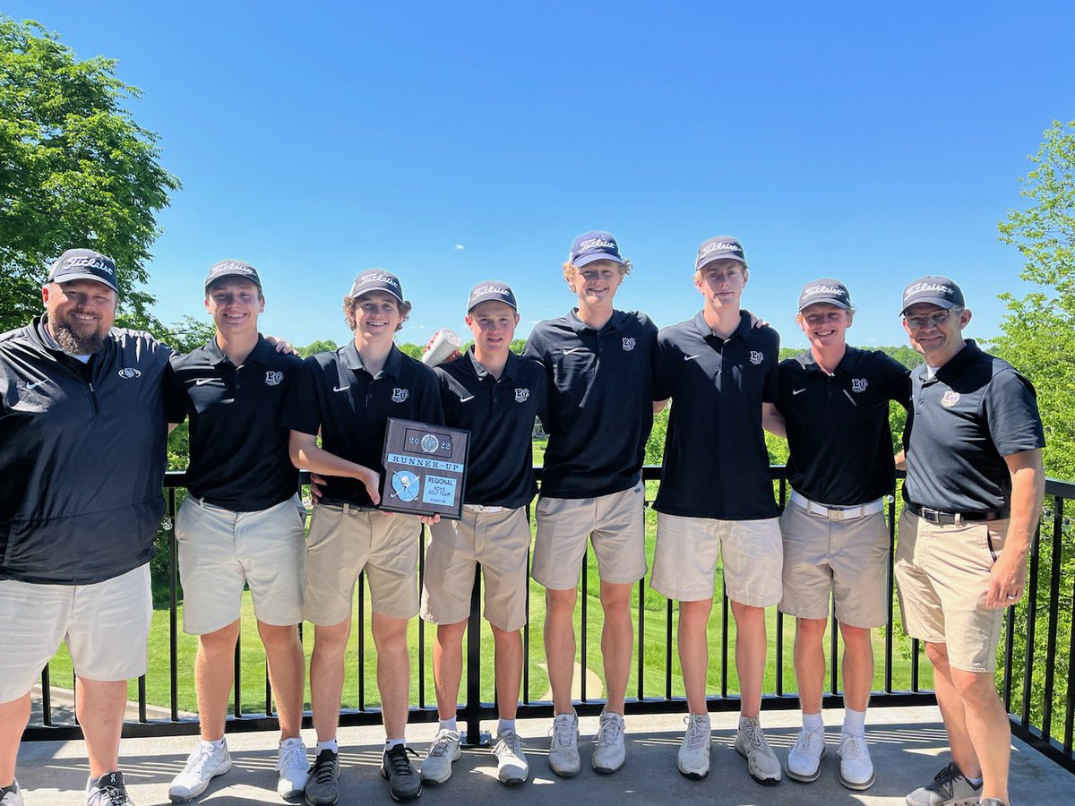 Great regional tournament today. Getting better at the right time! Team Regional Runner-ups to a good round by <a href="/WestGolf01/">BVW GOLF</a>. Congrats to <a href="/ChanceRinkol/">Chance Rinkol</a> for finishing 2nd and @Ejmclaughlin4 for finishing 4th today. Big round from Senior <a href="/jameseuston/">james euston</a> to help us qualify for state!