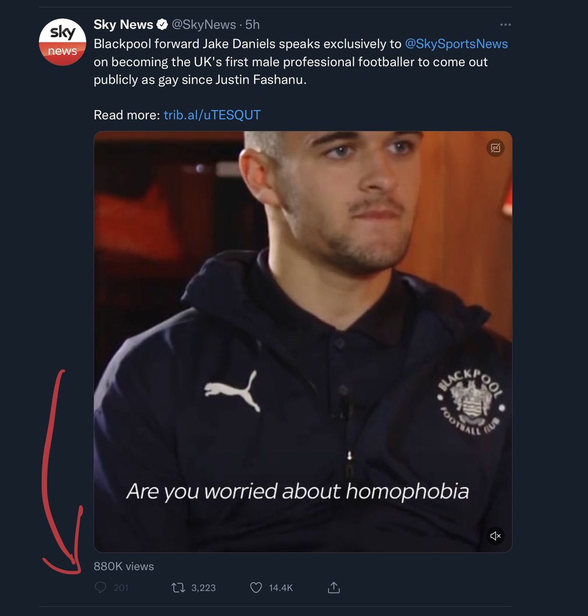 Matthew_Hodson's tweet photo. “Being gay isn’t an issue any more. Why do people feel the need to come out.”
Also…
Sky News turns off comments because of homophobic abuse. https://t.co/cHY3AIEe7K
