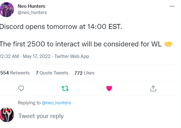 VladFad3's tweet photo. @neo_hunters In! https://t.co/tlM73sQce5