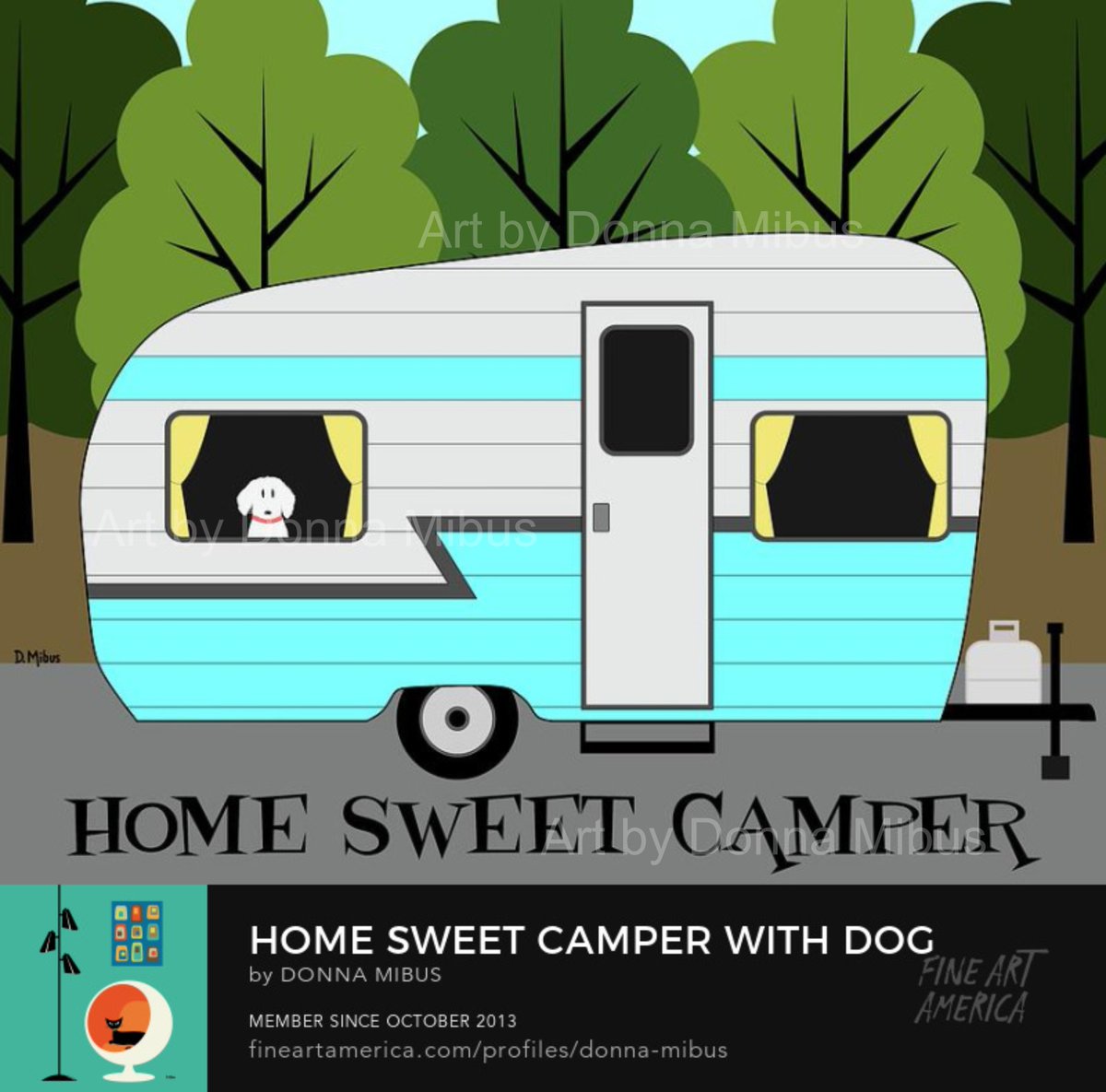 New design, available at fineartamerica.com/featured/home-…
#BuyIntoArt #donnamibus
#bichonfrise #dogincamper #dogcamping #retrocamper #retrocamping #SpringForArt #ThisSpringBuyArt